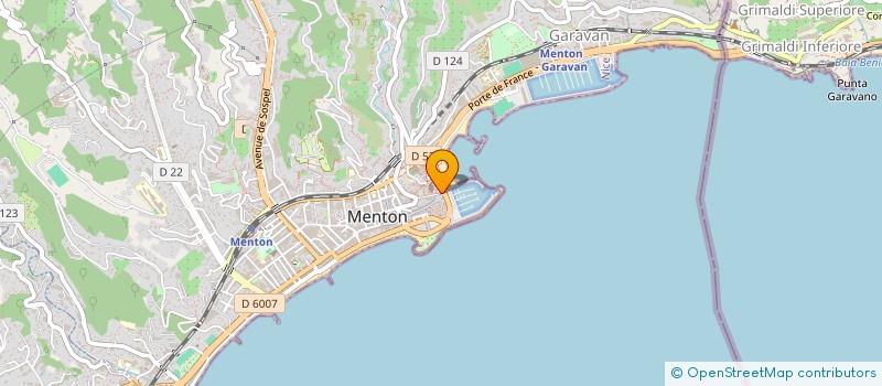 localisation de l'entreprise MARILU à MENTON