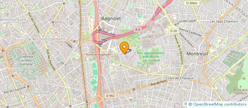 localisation de l'entreprise MARILUZ à BAGNOLET