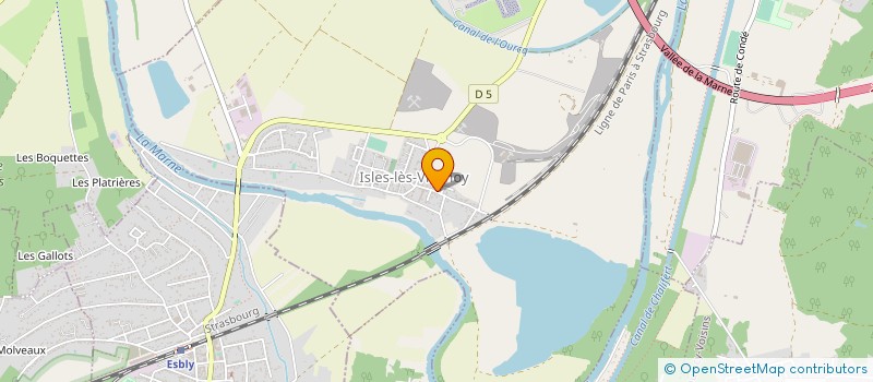 localisation de l'entreprise MARILYN DE NILSEN  ISLES-LES-VILLENOY