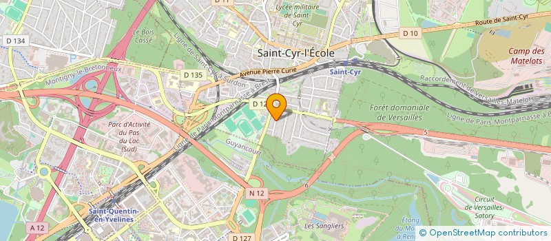 localisation de l'entreprise MARILYN DELBOSC GILIBERT PSYCHOLOGUE à SAINT-CYR-L'ECOLE
