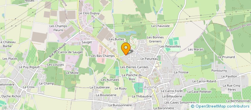 localisation de l'entreprise MARILYS à AVOINE