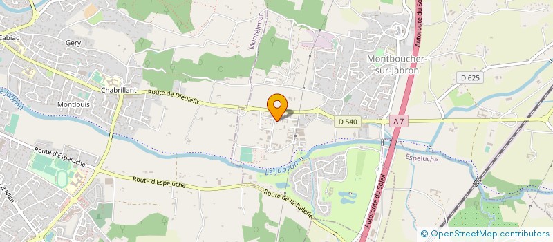localisation de l'entreprise MARIMAR à MONTBOUCHER-SUR-JABRON