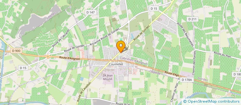 localisation de l'entreprise MARIMAX  CABRIERES-D'AVIGNON