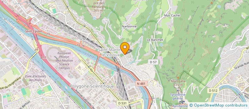 localisation de l'entreprise MARIMAX  SAINT-MARTIN-LE-VINOUX