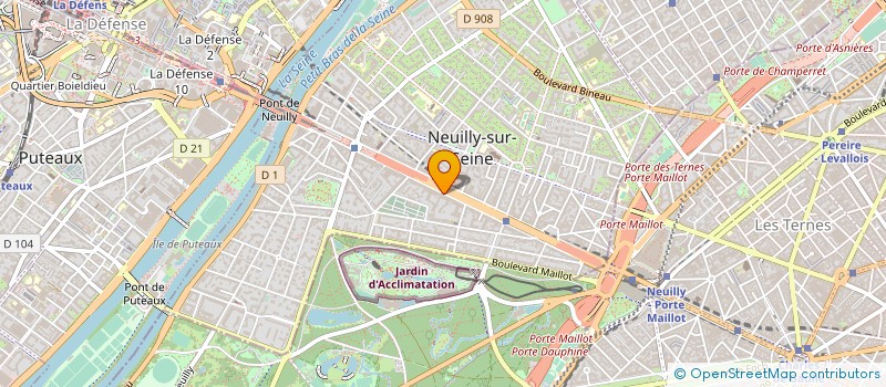 localisation de l'entreprise MARIMMO à NEUILLY-SUR-SEINE