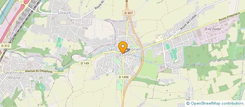 localisation de l'entreprise MARIMMO  SAINT-SYMPHORIEN-D'OZON