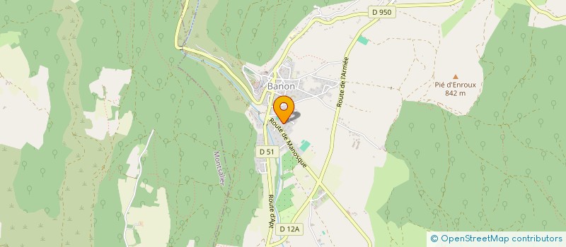 localisation de l'entreprise MARIMMO04100  BANON