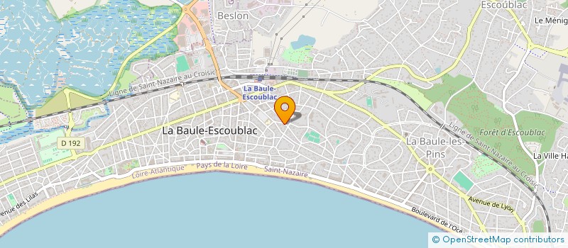 localisation de l'entreprise MARIMO à LA BAULE-ESCOUBLAC