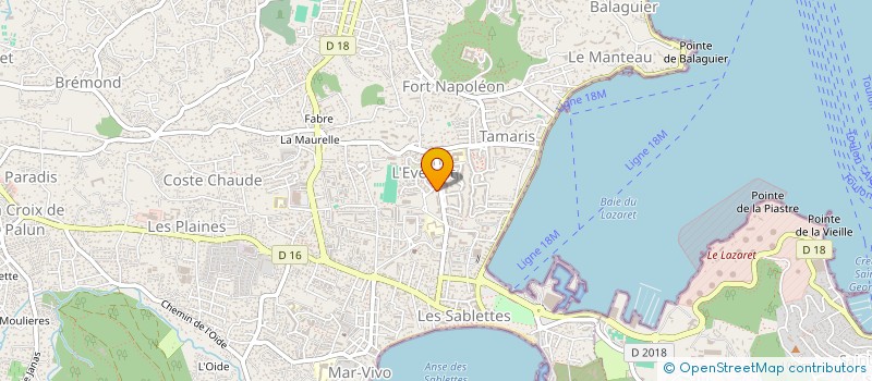 localisation de l'entreprise MARIMU à LA SEYNE-SUR-MER
