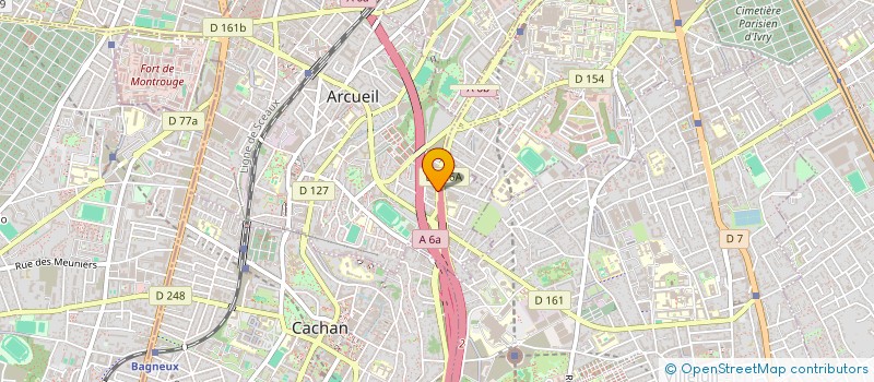 localisation de l'entreprise MARIN à ARCUEIL
