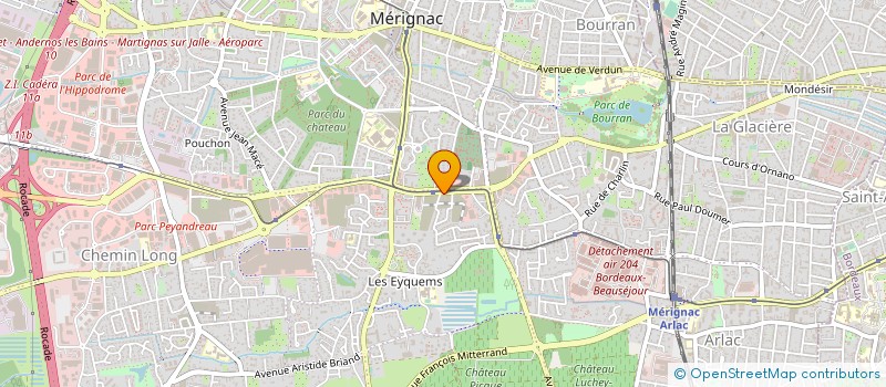 localisation de l'entreprise MARIN à MERIGNAC