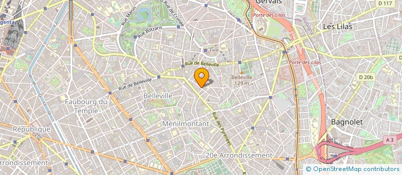 localisation de l'entreprise MARIN  PARIS