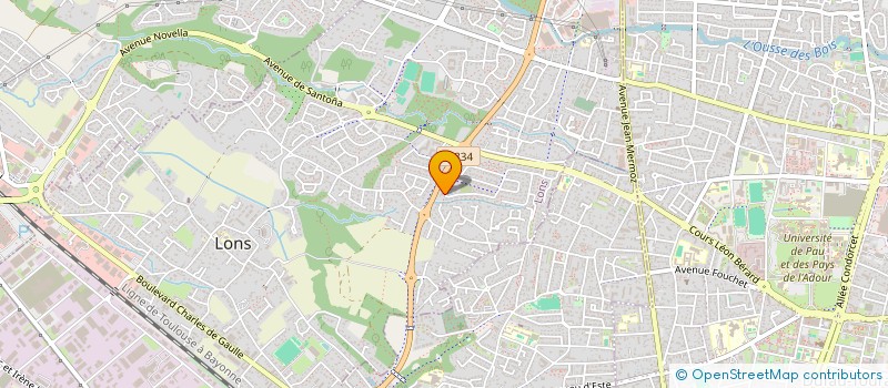 localisation de l'entreprise MARIN à LONS