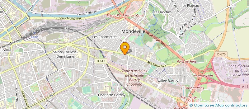 localisation de l'entreprise MARIN à MONDEVILLE