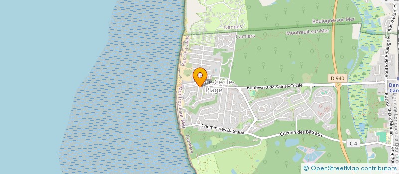 localisation de l'entreprise MARIN-CHAPELLE  CAMIERS