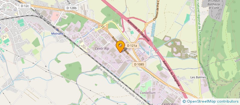 localisation de l'entreprise MARIN CHRISTIAN SARL  MOIRANS