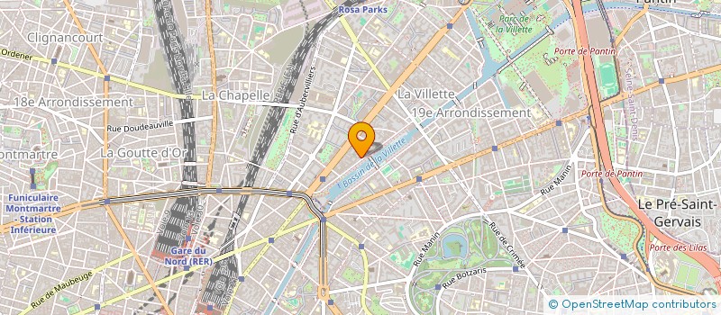 localisation de l'entreprise MARIN D'EAU DOUCE à PARIS