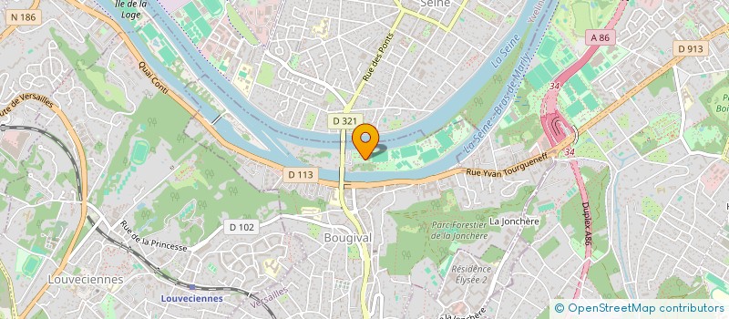 localisation de l'entreprise MARIN D'EAU DOUCE BOUGIVAL  BOUGIVAL