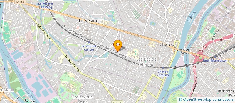 localisation de l'entreprise MARIN DE BAUSSET CUISINE  LE VESINET