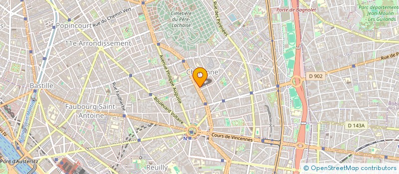 localisation de l'entreprise MARIN DECOR à PARIS