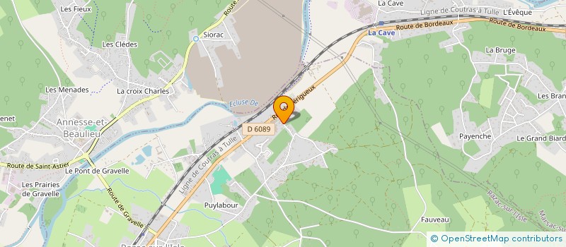 localisation de l'entreprise MARIN ECO BOIS  RAZAC-SUR-L'ISLE