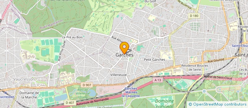 localisation de l'entreprise MARIN ELECTRICITE à GARCHES