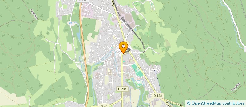 localisation de l'entreprise MARIN FILS à LAGNIEU