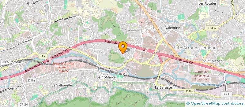 localisation de l'entreprise MARIN FRERES  MARSEILLE