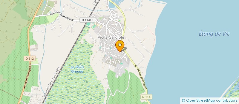 localisation de l'entreprise MARIN'IMMO  VIC-LA-GARDIOLE