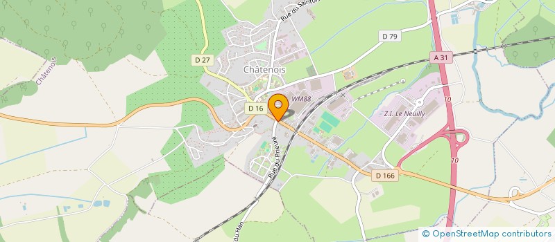 localisation de l'entreprise MARIN LAURENT  CHATENOIS