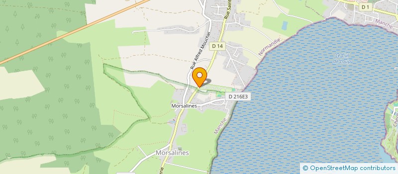 localisation de l'entreprise MARIN LOU DOUCE  QUETTEHOU