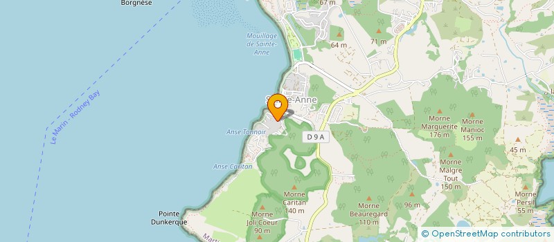 localisation de l'entreprise MARIN MARINA  SAINTE-ANNE