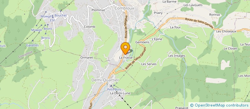 localisation de l'entreprise MARIN MAURICE à COMBLOUX