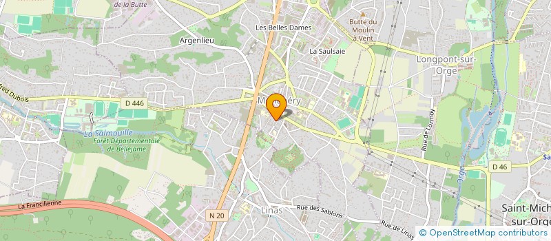 localisation de l'entreprise MARIN RENOVATION à MONTLHERY