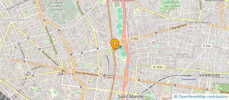 localisation de l'entreprise MARIN' S INTERNATIONAL  PARIS