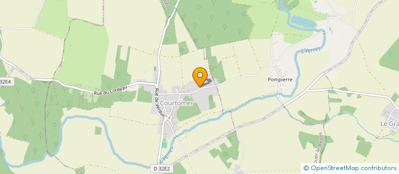 localisation de l'entreprise MARIN TOURNAN BICROSS à COURTOMER