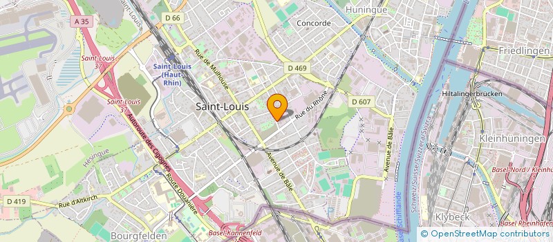 localisation de l'entreprise MARINA  SAINT-LOUIS