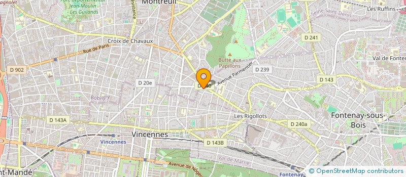 localisation de l'entreprise MARINA  FONTENAY-SOUS-BOIS