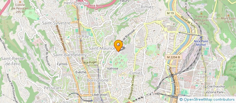 localisation de l'entreprise MARINA à NICE