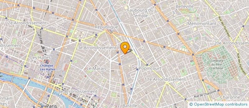 localisation de l'entreprise MARINA  PARIS