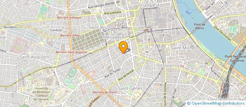 localisation de l'entreprise MARINA à BORDEAUX