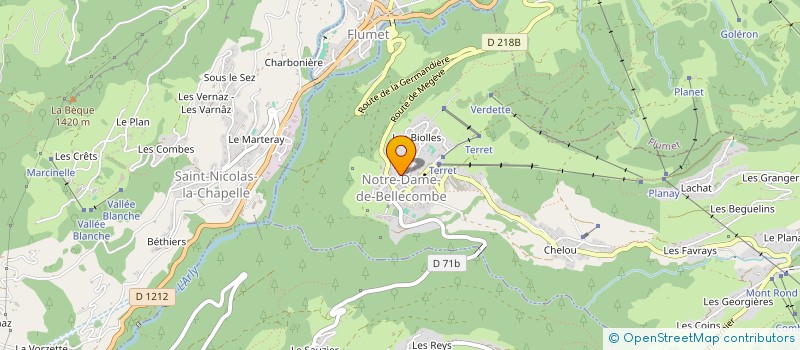 localisation de l'entreprise MARINA  LA GIETTAZ