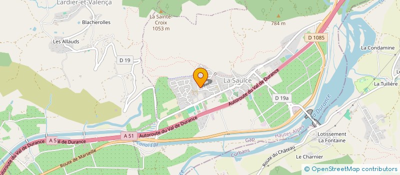 localisation de l'entreprise MARINA  LA SAULCE