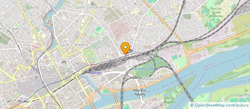 localisation de l'entreprise MARINA à NANTES