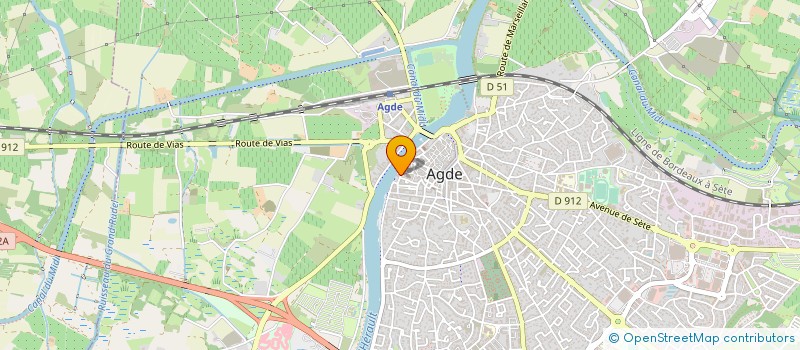 localisation de l'entreprise MARINA  AGDE