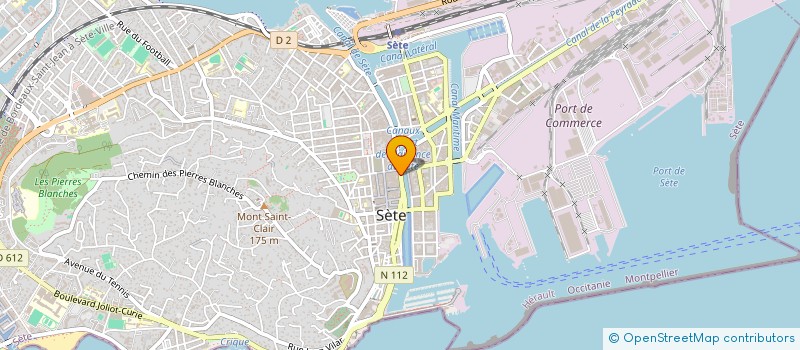 localisation de l'entreprise MARINA  SETE