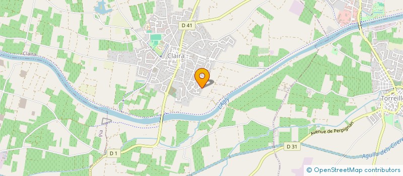 localisation de l'entreprise MARINA  CLAIRA