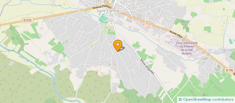 localisation de l'entreprise MARINA  SAINT-CANNAT