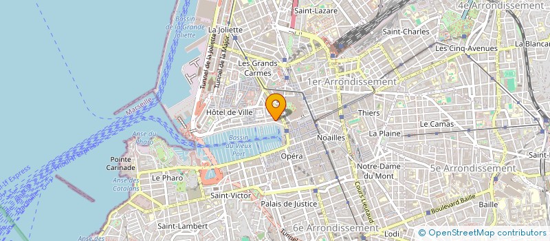 localisation de l'entreprise MARINA à MARSEILLE