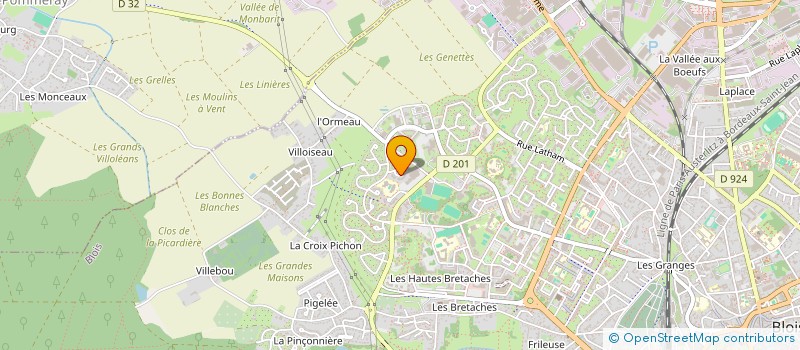 localisation de l'entreprise MARINA  BLOIS